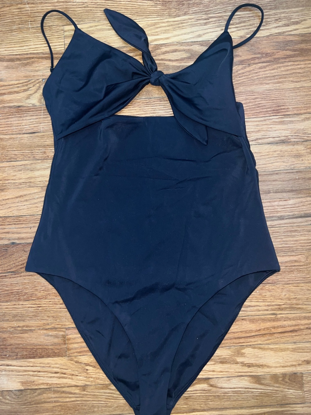 Wilfred Black Front Tie Bodysuit